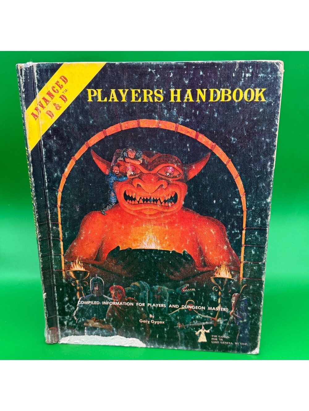 VINTAGE D&D 6th EDITION PLAYERS HANDBOOK TSR 2010 GARY GYGAX DRAGONS DEMON IDOL